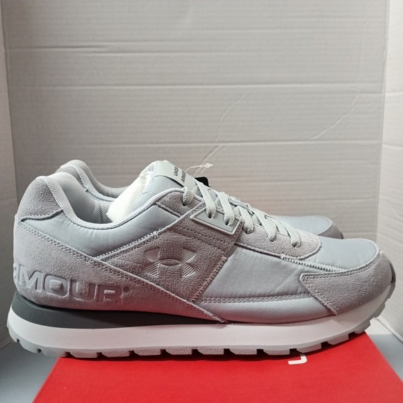 Under Armour Other - Under Armour Essential Runner Shoes Men SZ 11 Grey Running Sneakers 3028408-107